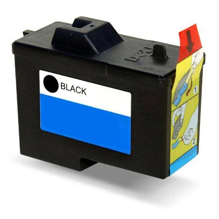 Compatible Black Dell 7Y743 High Yield Ink Cartridge (Universal with Dell  18L0032)