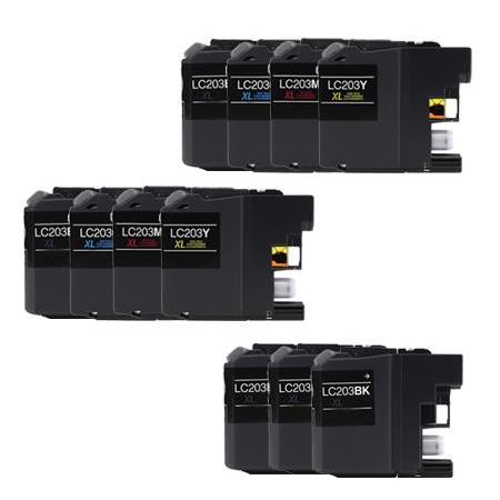 Brother MFC-J5720DW High Yield C/M/Y Ink Cartridge 3-Pack (Includes OEM#  LC203C, LC203M, LC203Y) (3 x 550 Yield)