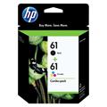 HP 61 Ink Black and Tri-Color Combo Pack