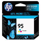 HP 95 Tri-Color Original Inkjet Print Cartridge with Vivera Inks (C8766WN)