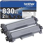 Brother TN830XL Original Black High Capacity Toner Cartridge Twin Pack