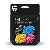 HP 68 (6L6S2TN) Black and Tri-Colour Original Standard Yield Ink Cartridge Multipack