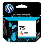 HP 75 Tri-Color Original Ink Cartridge with Vivera ink (CB337WN)