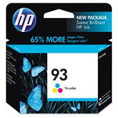 HP 93 Tri-Color Original Inkjet Print Cartridge with Vivera Inks (C9361WN)