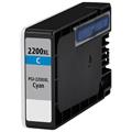 Compatible Cyan Canon PGI-2200XLC Ink Cartridge (Replaces Canon 9268B001)