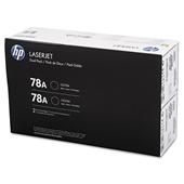 HP 78A Black Original Toner Cartridges (Twin Pack)