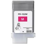 Compatible Magenta Canon PFI-102M Ink Cartridge (Replaces Canon 0897B001AA)