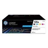 HP 131A (CF210AQ1) Black and Tri-Colour Original Toner Cartridge Multipack