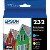 Epson 232 (T232120-BCS) Original Claria Standard Capacity Multipack - (4 Pack)
