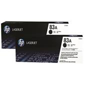 HP 83A (CF283AD) Black Original Standard Capacity Toner Cartridge Twin Pack