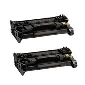 Compatible Twin Pack HP 89A (CF289A) Black Standard Capacity Toner Cartridges