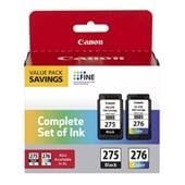 Canon PG-275XL/CL-276XL Black/Color Multipack Original High Yield Ink Cartridge (4981C008)