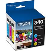 Epson 340 (T340923-S) Tri-Color Original Standard Yield Ink Cartridges