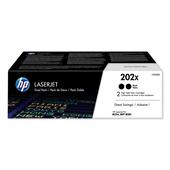 HP 202X Black Original High Yield Toner Cartridges (Twin Pack)