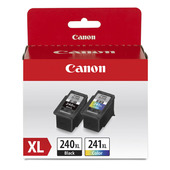 Canon PG-240XL/CL-241XL Original Black and Color Ink Cartridge Combo Pack